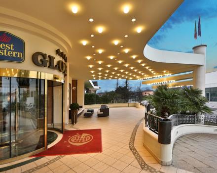 Esterna Best Western Hotel Globus City Forlì 4 stelle sup, hotel elegante ad elevati standard,Spa centro benessere, ampio parcheggio, ristorante interno
