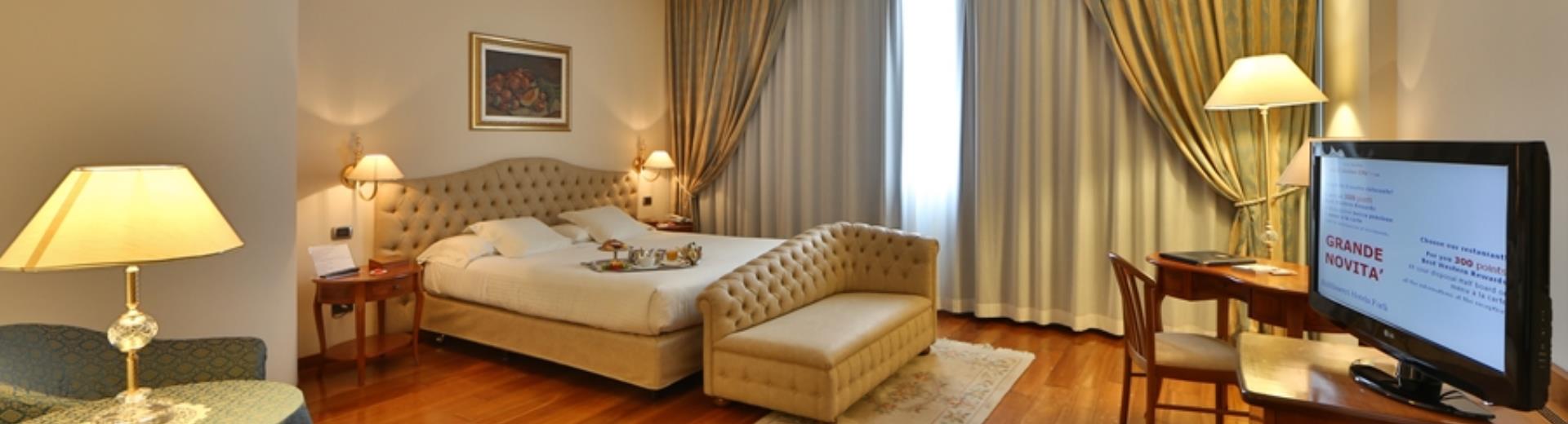 camere classic, camere superior, suite. dotate di ogni comfort, ambienti eleganti e raffinati