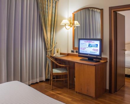 La camera comunicante del Best Western Hotel Globus City Forlì è ideale per le famiglie