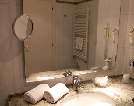 le camere dell'hotel Globus city di forlì
